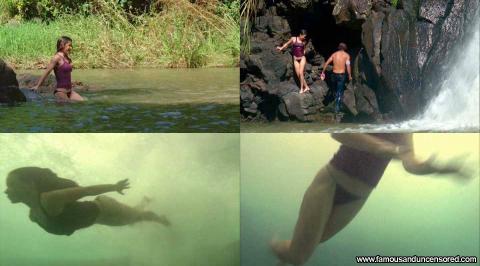 Evangeline Lilly Lost Lagoon Jumping Jeans Angel Emo Panties