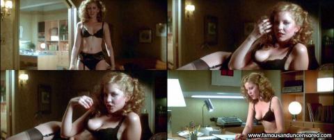 Nancy Allen Dressed To Kill Office Desk Lingerie Posing Hot