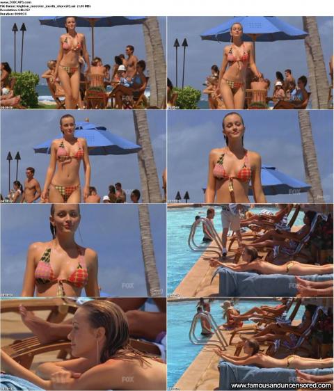 Leighton Meester Nude Sexy Scene North Shore Wet Bikini Cute