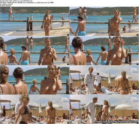 Laurence Allendy Thong Beach Nice Topless Beautiful Famous