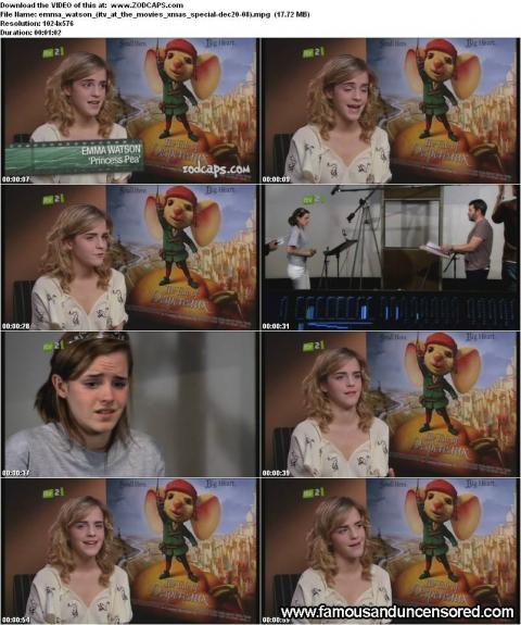 Emma Watson Christmas Interview Movie Celebrity Gorgeous Hd
