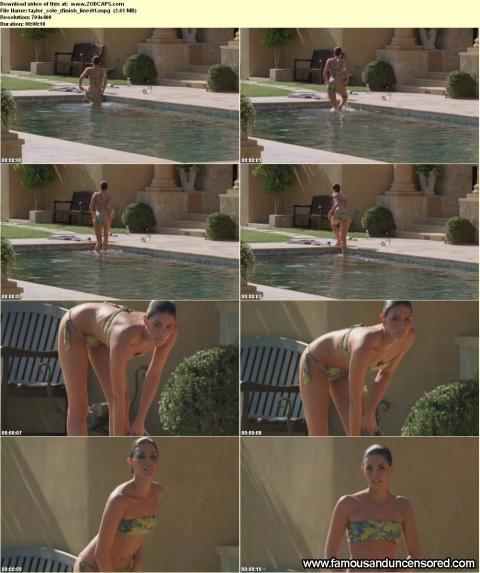 Taylor Cole Nude Sexy Scene Finish Line Long Legs Wet Pool