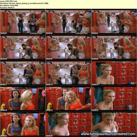 Kirsten Dunst Bring It On Stripping Sport Bra Famous Babe Hd