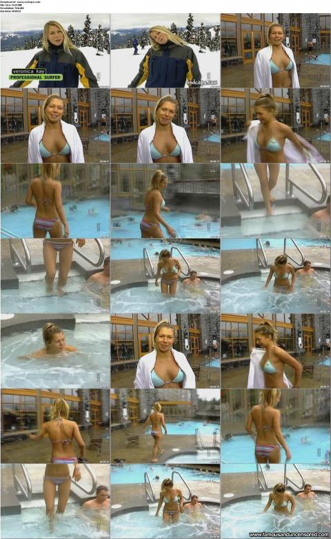 Veronica Kay Nude Sexy Scene Surfer Tanned Blonde Bikini Hd