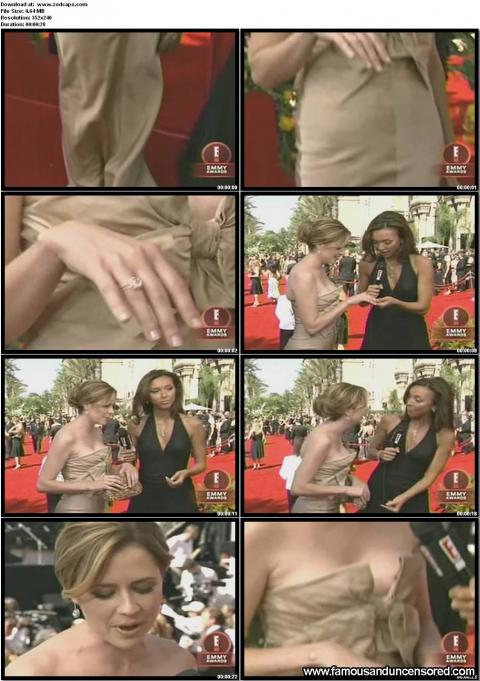 Jenna Fischer Red Carpet Car Famous Gorgeous Nude Scene Hd