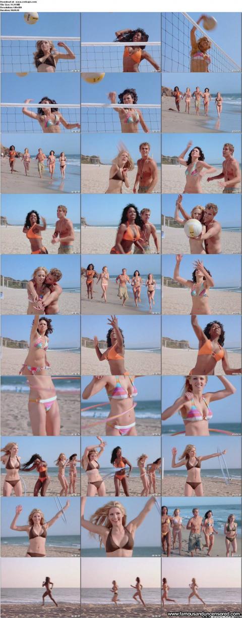 Kenya Moore Nude Sexy Scene Stunning Beach Bikini Posing Hot