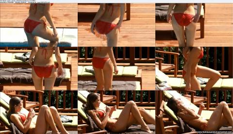 Sarah Roemer Nude Sexy Scene Disturbia Chair Pool Wet Bikini