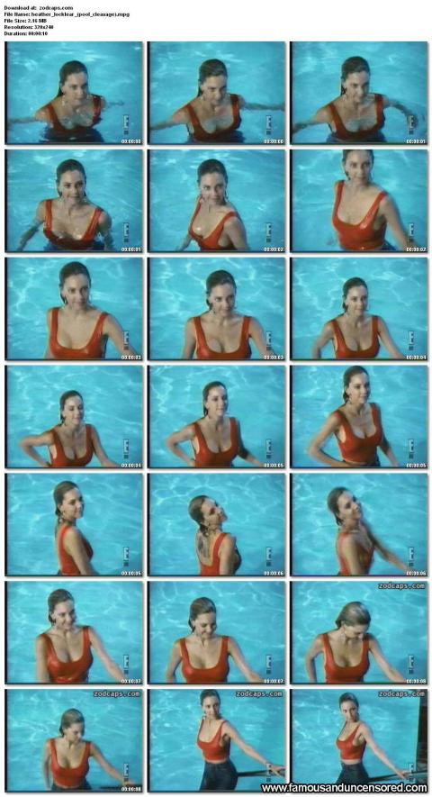 Heather Locklear Pool Wet Nice Beautiful Posing Hot Female