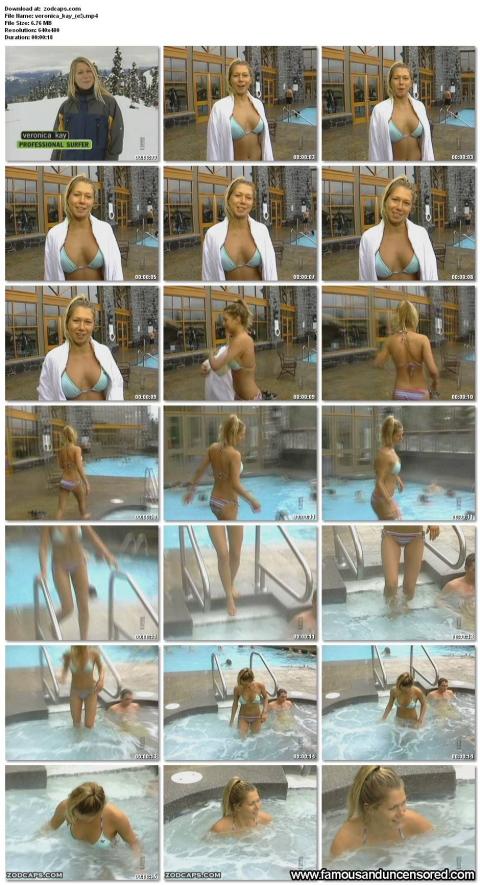 Veronica Kay Jacuzzi Surfer Tanned Bikini Nude Scene Actress