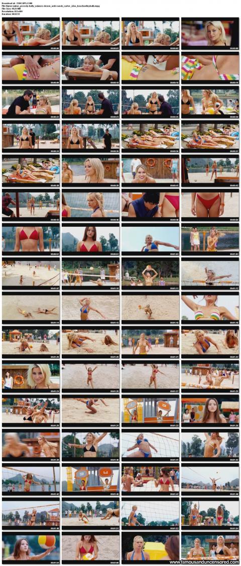 Jaime Pressly Volleyball Beach Bikini Athletic Sexy Female