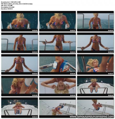 Jaime Pressly Nude Sexy Scene Tanned Wet Bikini Posing Hot