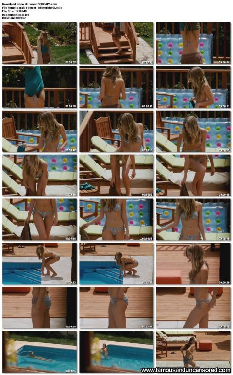 Sarah Roemer Disturbia Jumping Pool Skirt Legs Bikini Cute