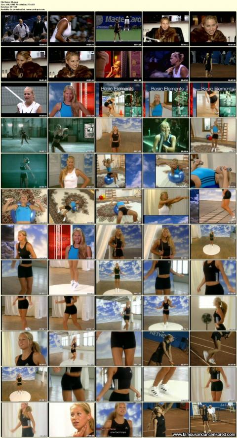 Anna Kournikova Nude Sexy Scene Workout Videos Athletic Hat