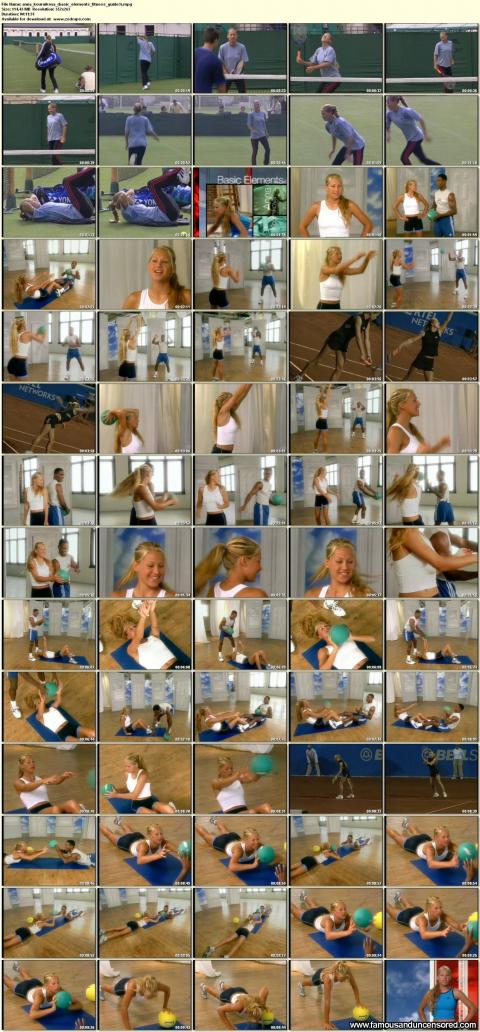 Anna Kournikova Workout Videos Hat Athletic Nude Scene Sexy