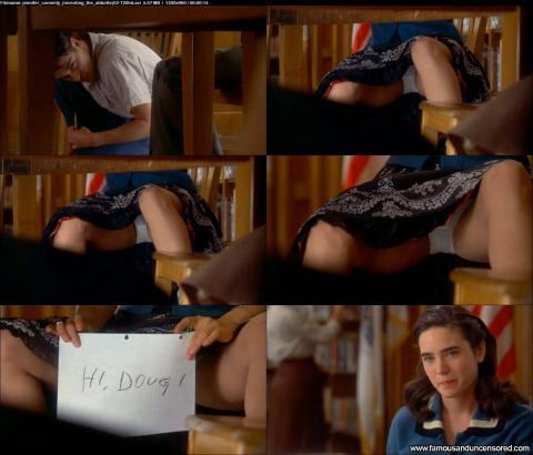 Jennifer Connelly Nude Sexy Scene Inventing The Abbotts Desk
