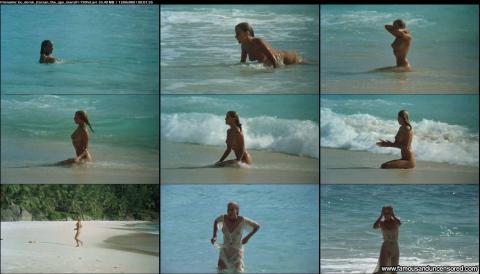 Bo Derek Tarzan The Ape Man Ocean Wet See Through Beach Nice