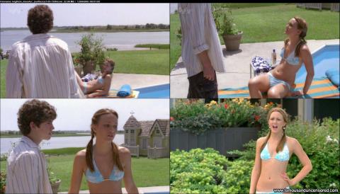 Leighton Meester Surface Pigtails Pool Bikini Gorgeous Babe