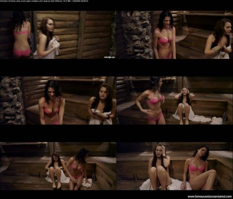Compton Sauna Bench Sea Bikini Beautiful Famous Doll Sexy Hd