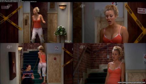 Kaley Cuoco Nude Sexy Scene Stairs Tanned Stunning Gorgeous