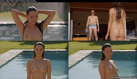 Camilla Luddington Nude Sexy Scene Californication Shy Pool
