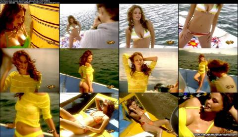 Josie Maran Boat See Through Photoshoot Bikini Famous Doll