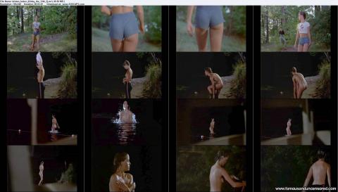 Kristen Baker Skinny Dipping Tanned Stripping Skinny Shorts