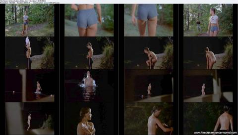 Kristen Baker Skinny Dipping Tanned Stripping Skinny Shorts