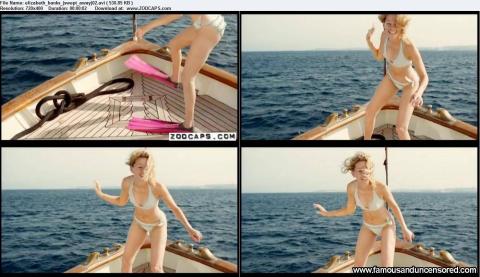 Elizabeth Banks Nude Sexy Scene Swept Away Feet Boat Bikini