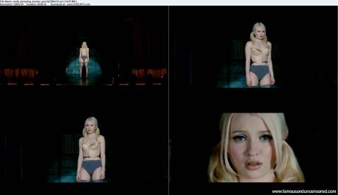 Emily Browning Nude Sexy Scene Sucker Punch Pigtails Chair