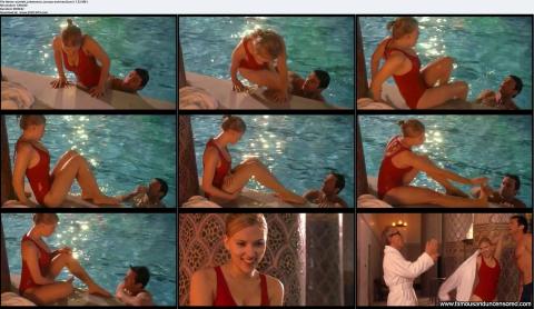 Scarlett Johansson Nude Sexy Scene Scoop Swimsuit Pool Wet