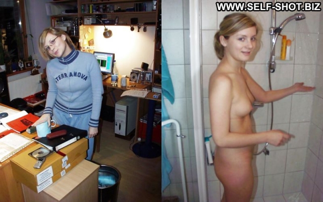 Several Amateurs Geek Nude Softcore Dressed And Undressed