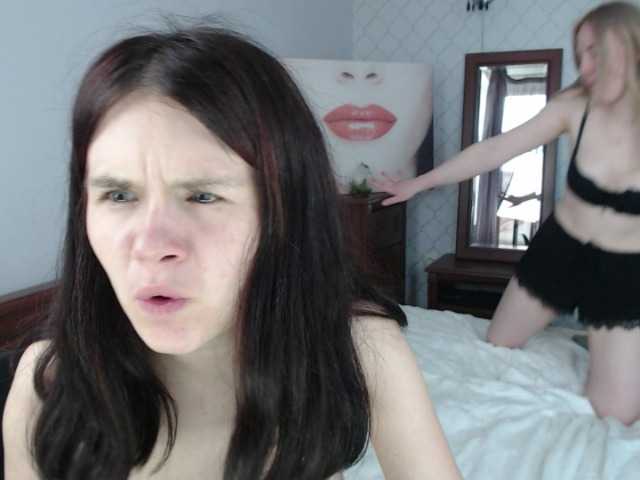 Cam Model Angel-v-Demon Lovense Teen Kissing Stripping Love Making Blue Eyes