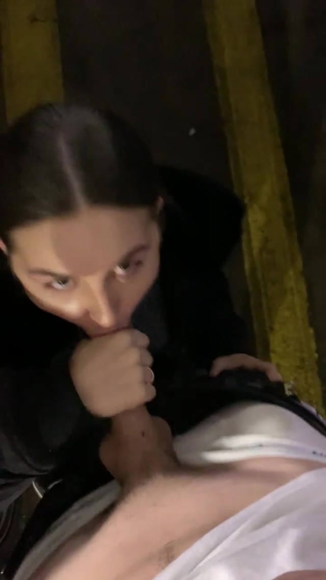 Unexpected Couple Porn Straight Xxx Parking On Knees Knees Parking Garage
