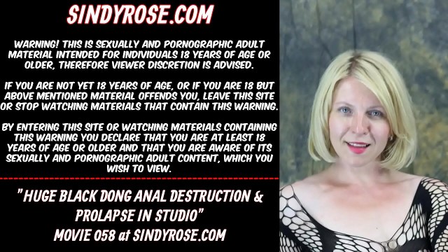 Lisette Huge Dong Anal Black Blonde Studio Asshole Porn Xxx