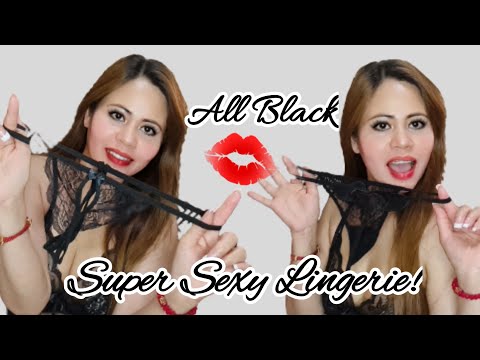 Fe Maquirang Napa Lingerie Influencer Black Lingerie Porn You Please Black
