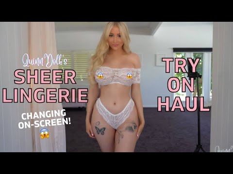 Quinn Doll Behind Straight New Xxx Lingerie Haul Theif Sheer Lingerie