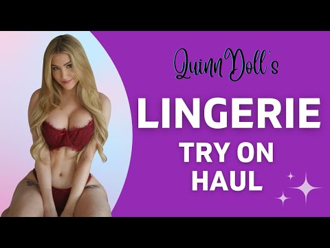 Quinn Doll Straight Lingerie Try On Lingerie Haul Check Out Xxx Babes