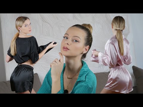 Veronika Rosandic Influencer Try On Straight Try Haul Silk Xxx Lingerie Haul