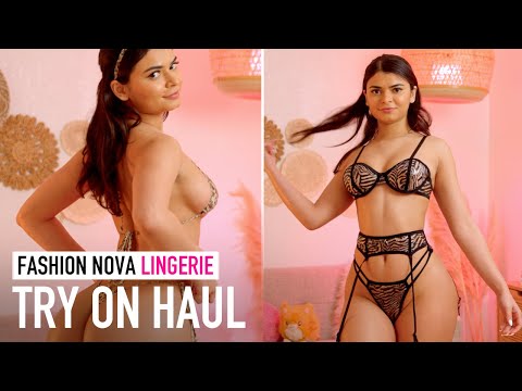 Adela Guerra Fashion Nova Lingerie Haul Straight Influencer Sex Lingerie