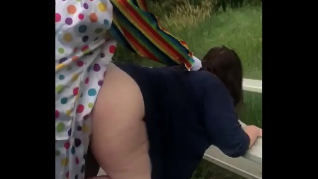 Gibby The Clown Interracial Pawg Sex Daylight Amateur Games Doggystyle Bbw