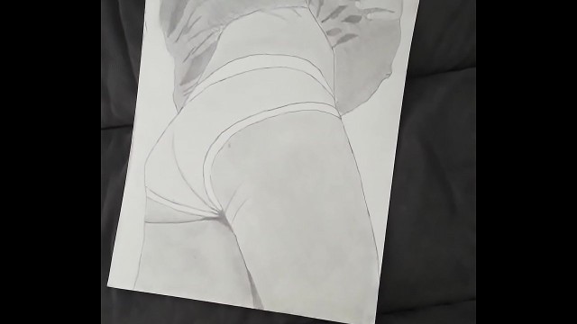 Ronda Sexy Drawing Hot Sexy Ass Xxx Erotic Art Erotic Butt Ass