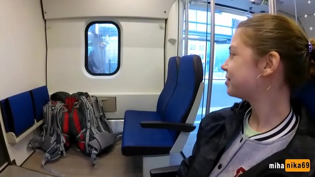 Ashely Blowjob Public Train Real Public Blowjob Creampie Freesex