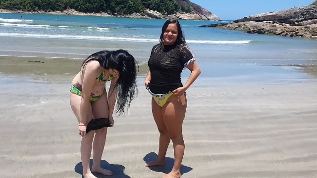 Paty Bumbum Namorada Beach Games Brunette Straight Porn Ass Hot Petite