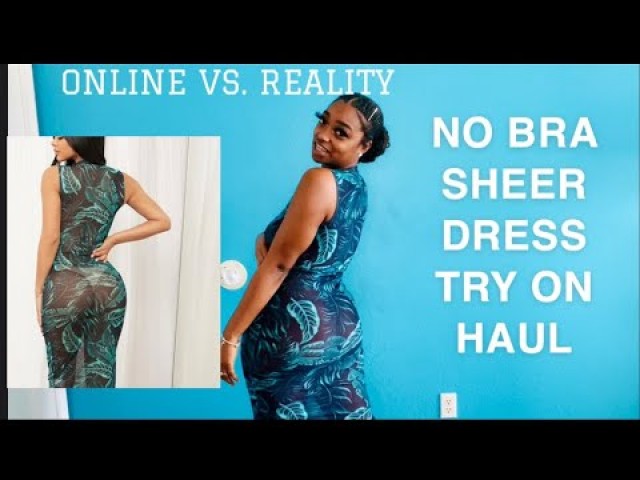 Queen Keiland My Video Try Haul Super Dress See Through Excited Bra Hot