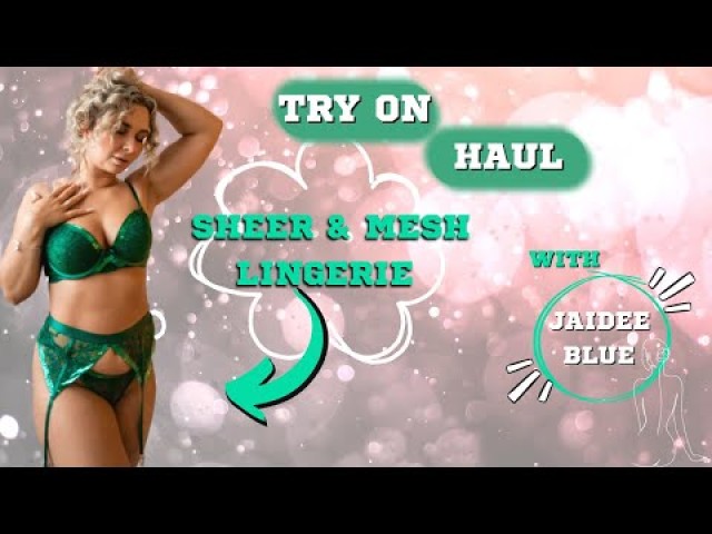 Jaidee Blue Welcome Sheer Influencer On Back Blue Lingerie