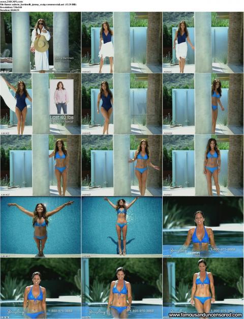 Valerie Bertinelli Commercial Swimsuit Wet Bikini Celebrity. 