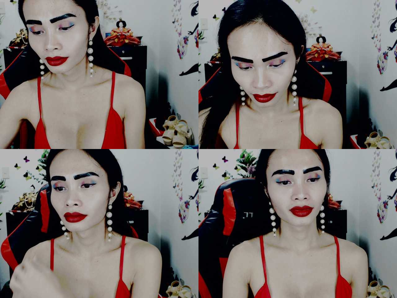 Cam Model PrincessAsia Bisexual Ladyboy Medium Butt Speaks English Blowing
