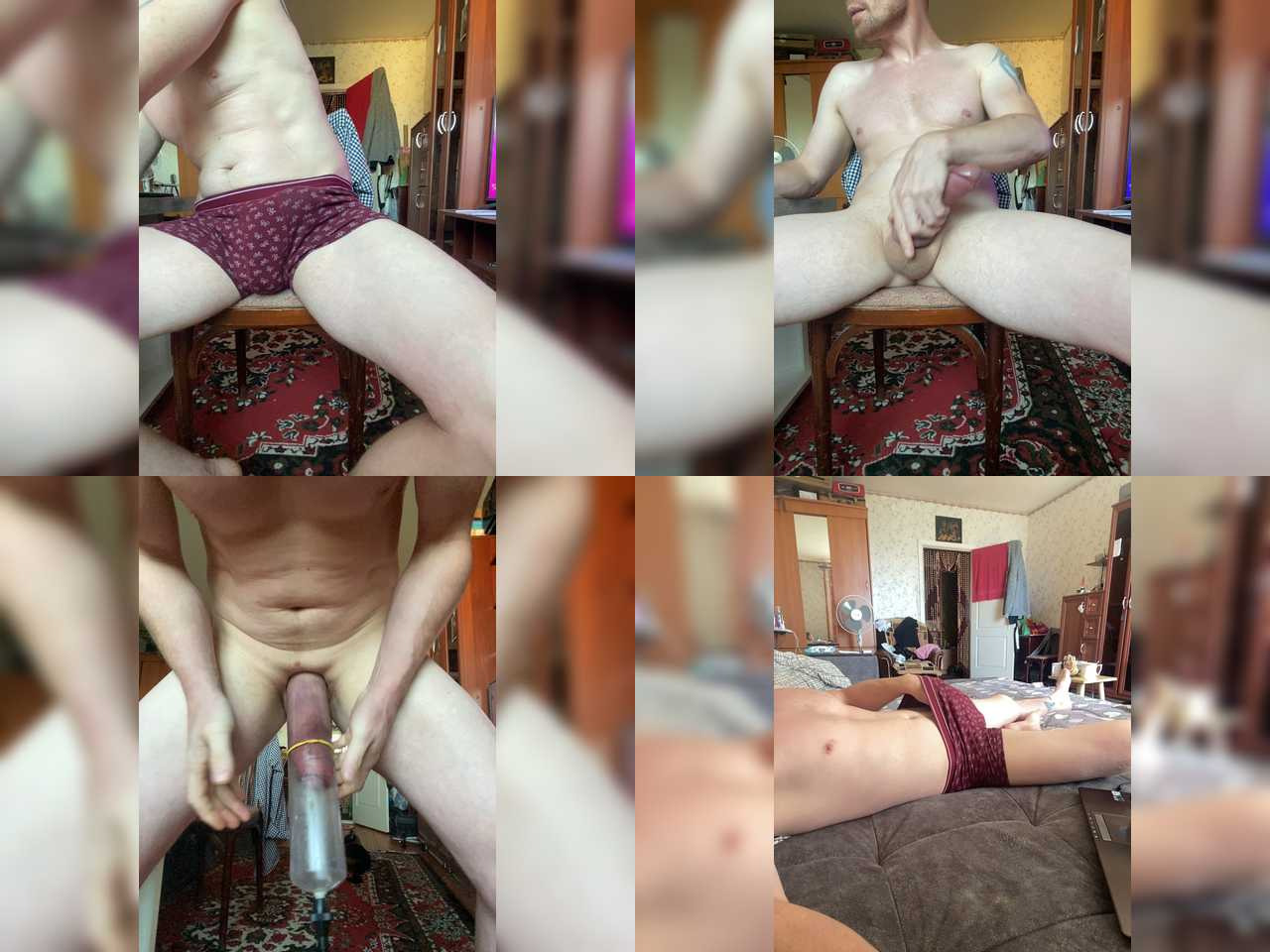 Cam Model SkandalCock Large Penis Teasing Blue Eyes Gay Fucking Machines Games