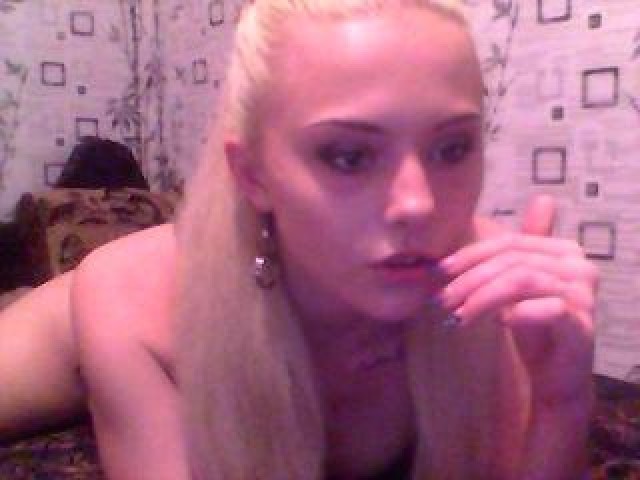 CuteDaemon Teen Shaved Pussy Female Webcam Model Blonde Green Eyes